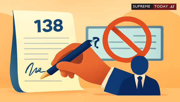 Liability for Cheques Signed by Unauthorized Partners Under Section 138 of the NI Act