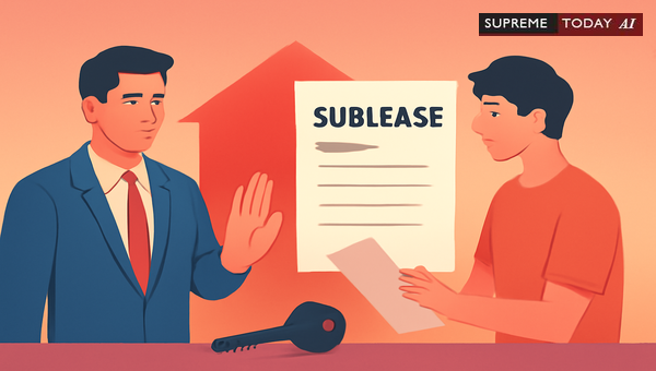 Legal Consequences and Eviction Grounds for Unauthorized Subleasing in Indian Property Law