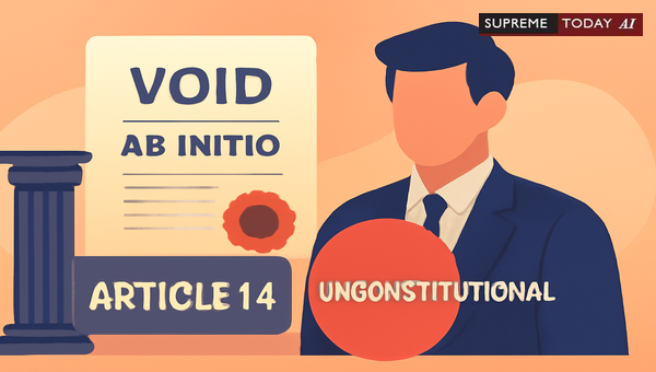 Unconstitutional Public Appointments: Void Ab Initio Status and Lack of Enforceable Rights