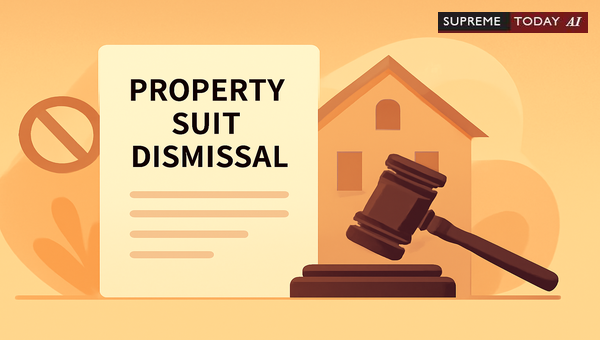 Can Unchallenged Prior Deeds Lead to Property Suit Dismissal Under CPC Order VII Rule 11?