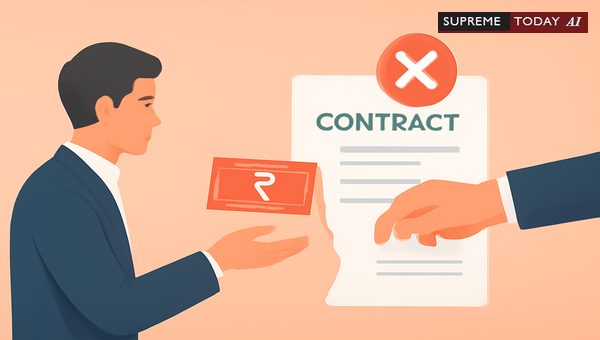 Unilateral Part Payment Refund and Contract Termination Validity Under Indian Law