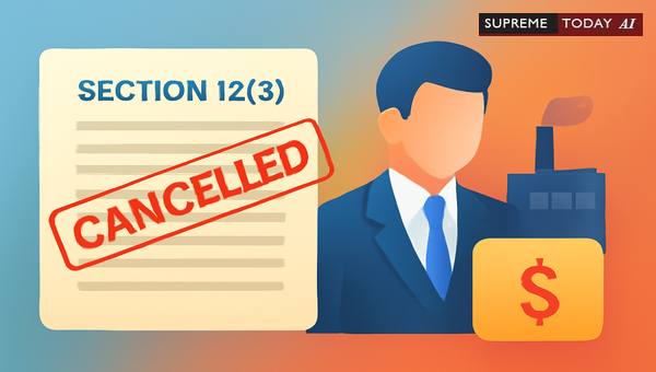 Unilateral Rescission of Section 12(3) Settlements under Industrial Disputes Act and CLRA Jurisdiction