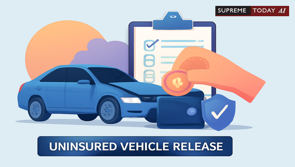 Uninsured Vehicle Release After Accident: Mandatory Security Requirements and Legal Framework