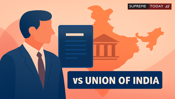 Union of India as Necessary Party in Employment Disputes: A Legal Analysis of Precedents