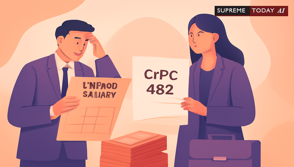 Criminal Charges for Unpaid Salaries: When Courts Dismiss FIRs as Abuse of Process