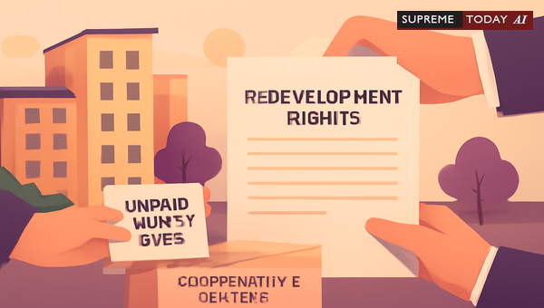Unpaid Society Dues and Redevelopment Right: Can Societies Block Member Benefits?