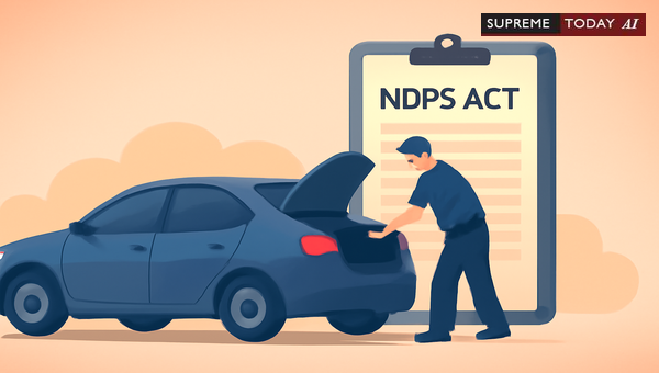 Unreasonable Vehicle Searches Under NDPS Act During Elections: Judicial Standards and Procedural Compliance