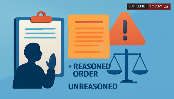 Unreasoned Judicial Orders and the Legal Requirement for Transparency in Decision Making
