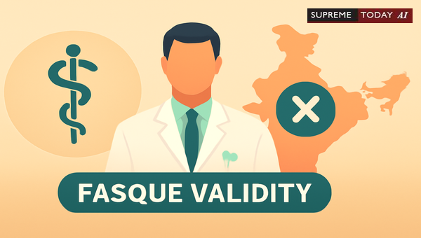 Judicial Precedents Regarding the Legal Validity of Unrecognized FASQUE Medical Practice