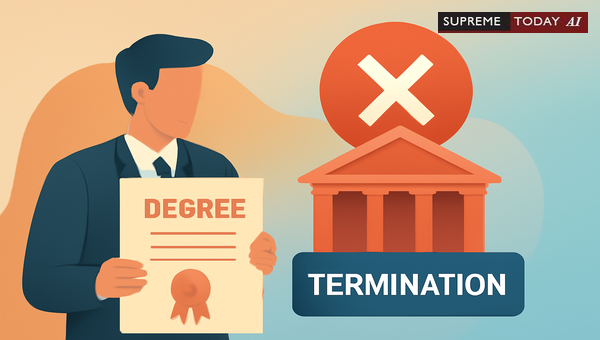 Unrecognized Degrees and Government Employment: When Courts Mandate Service Termination