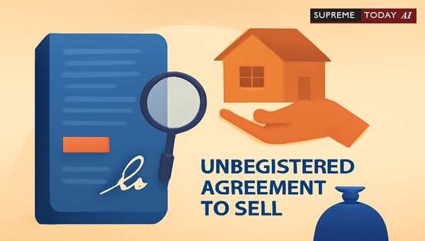 Admissibility of Unregistered Agreements to Sell for Collateral Purposes in Property Cases