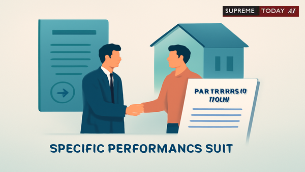 Bar on Unregistered Partnership Firms in Specific Performance Suits for Immovable Property
