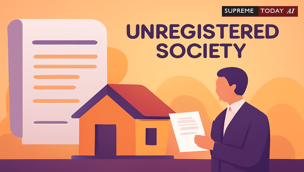 Can Unregistered Societies Legally Purchase Real Estate in India: Court Rulings and Risks