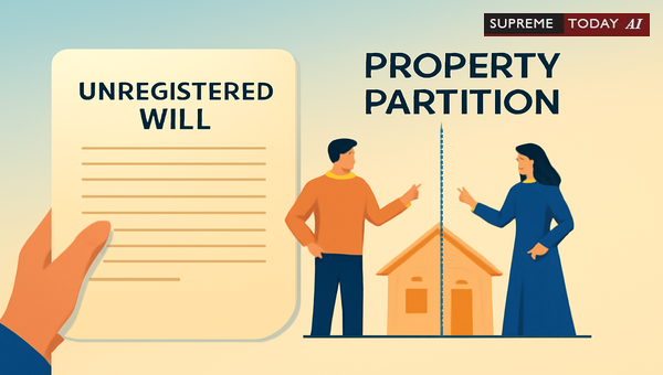 Proving Prior Partition Through Unregistered Wills: Evidentiary Requirements Under Indian Law