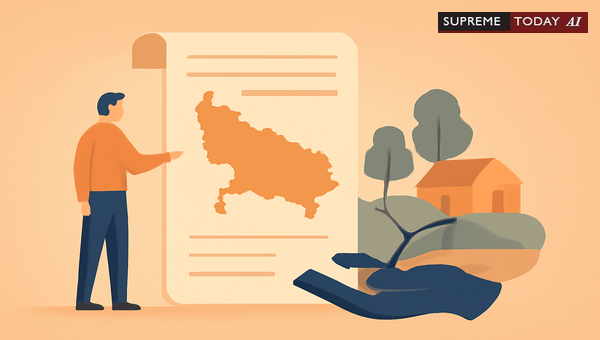 Applicability of UP Consolidation of Holdings Act 1953 Outside Uttar Pradesh Territorial Limits