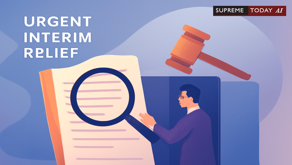Judicial Standards for Urgent Interim Relief and Pre-Institution Mediation in India
