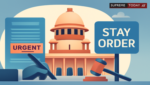 Urgent Supreme Court Appeals Against Adverse Orders: Strategies for 24-Hour Stay Petitions
