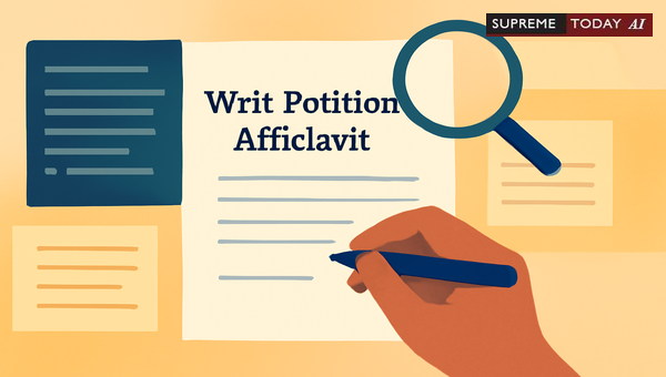 Including Legal Citations in Writ Petition Affidavits: Procedural Standards and Best Practices