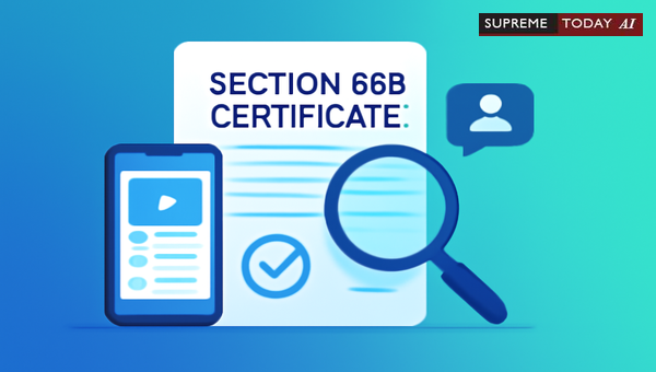 Admissibility of Social Media Videos in Cross-Examination Without Section 65B Certificate