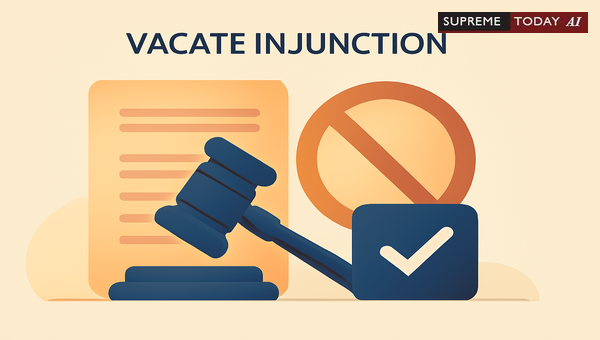 Vacating Temporary Injunctions under Order 39 Rule 4 CPC: Grounds and Precedents