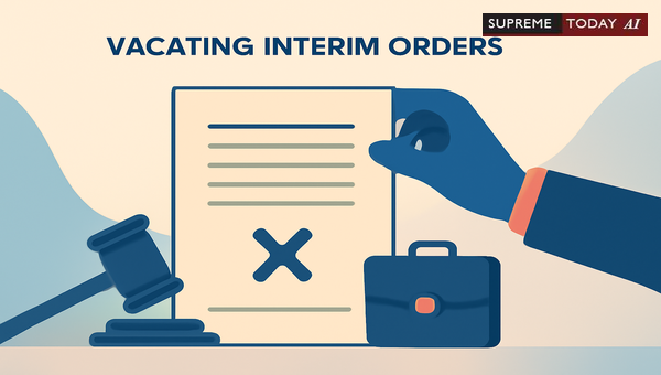 Necessity of Speaking Orders for Courts Vacating Section 9 Arbitration Interim Relief