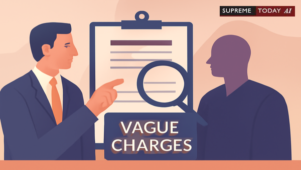 Are Vague Charges Fatal to Disciplinary Action? Legal Implications and Grounds for Quashing