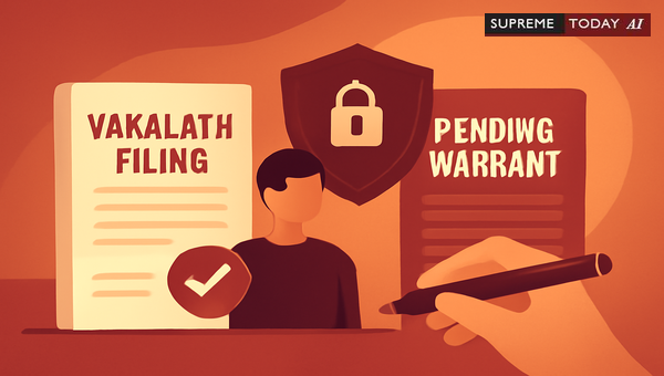 Filing Vakalath During Pending Criminal Warrants: Legal Procedures and Judicial Perspectives