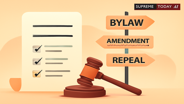 Legal Validity of Adopting Prior Provisions When Registering New Organization Bylaws