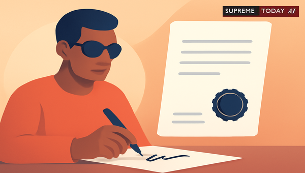 Legal Validity of Signatures and Document Execution by Visually Impaired Individuals in India