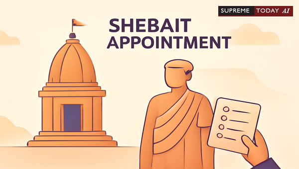 Legal Validity and Conditions of Shebait Appointment in Hindu Temple Endowments