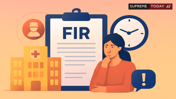 Validity of Delayed FIR When Victims Initially Report Crime at Hospital