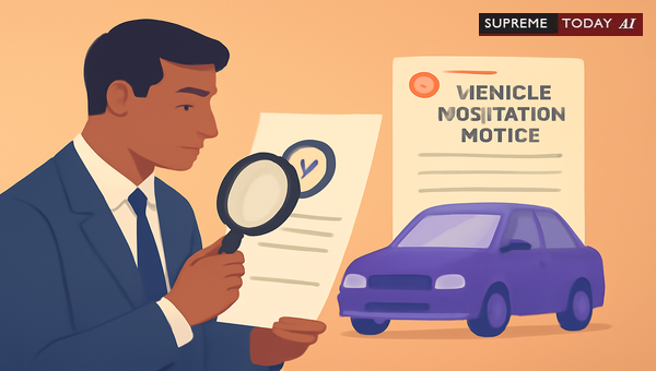 Validity of Ex Parte Vehicle Expert Inspection Reports Without Prior Notice to Parties