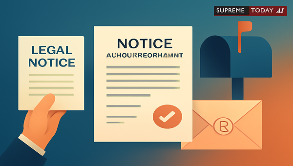 Validity of Hand Delivery and Registered Post Notice Service in Indian Civil Proceedings