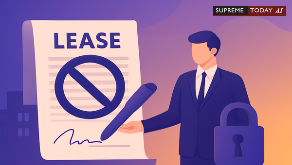 Validity of Lease Deed No-Transfer Clauses and Section 108(j) Restrictions