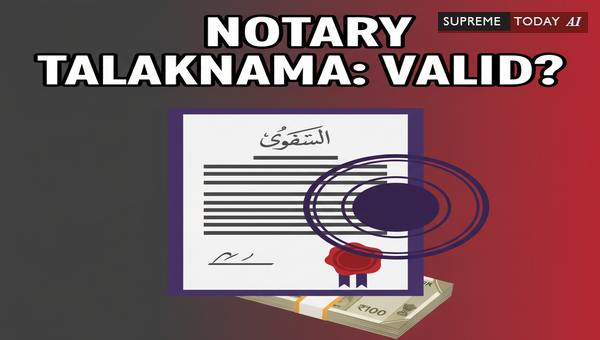 Is Notarized Talaknama Valid in India? Key Insights