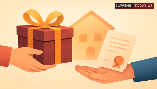 Invalidity of Gifts with Consideration under the Transfer of Property Act Section 122