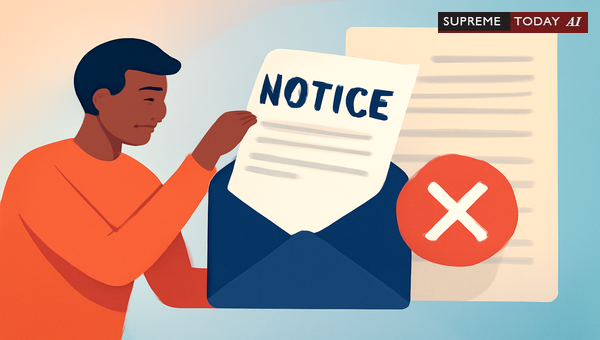 Legal Validity of Notice Refusal in Indian Civil Disputes and NI Act Proceedings