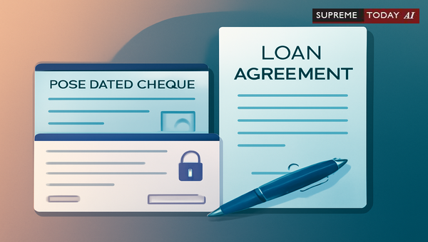 Legal Validity of Post-Dated Cheques as Loan Security Under Section 138 of NI Act