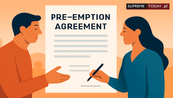 Legal Validity of Pre-Emption Agreements Between Landlords and Tenants in Indian Property Law