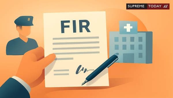Admissibility of Printed Signatures on FIRs in Hospital-Based Complaints: Judicial Scrutiny