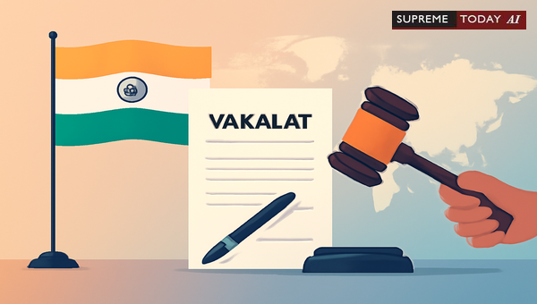 Validity and Procedural Compliance for Executing Vakalatnamas Outside India