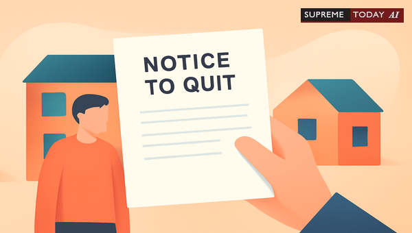 Validity of Quit Notices under Section 106 of the Transfer of Property Act for Tenancy Termination
