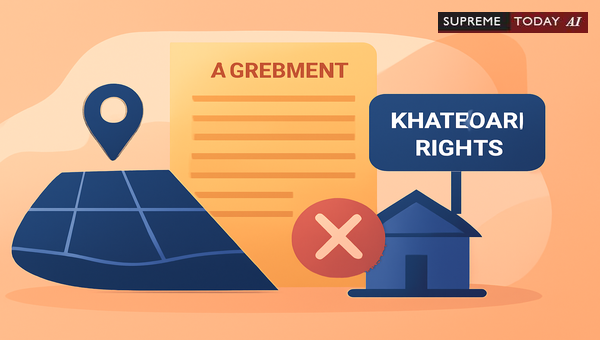 Validity of Sale Agreements for Immovable Property Without Khatedari Rights