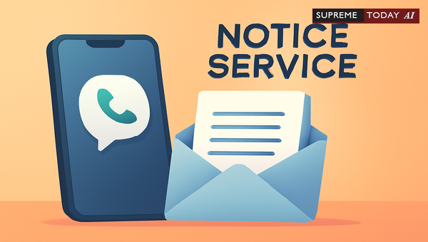 Is Service of Legal Notice Through Phone Calls Considered Valid Under Indian Procedural Law?