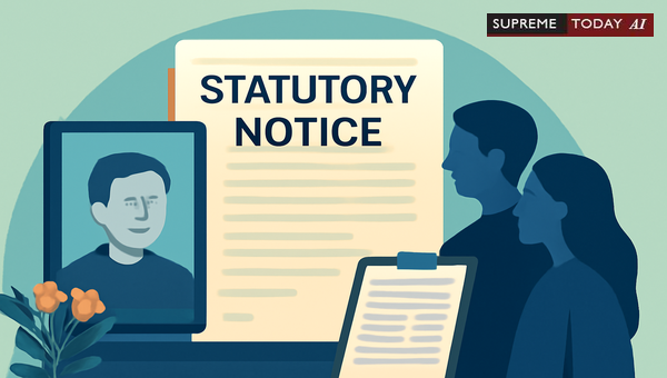 Validity of Rental Statutory Notices Served Upon Deceased Tenants Under Indian Law