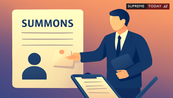 Validity of Summons by Affixation without Witness Presence in Indian Civil Litigation