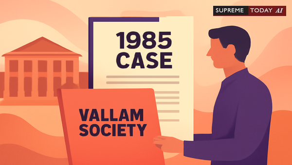 Addressing Non-Existent Vallam Society 1985 Case Claims in Tamil Nadu Co-operative Litigation