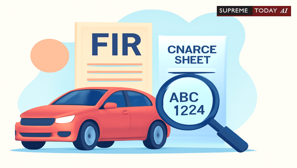 Legal Validity of Vehicle Registration Number Changes from FIR to Chargesheet