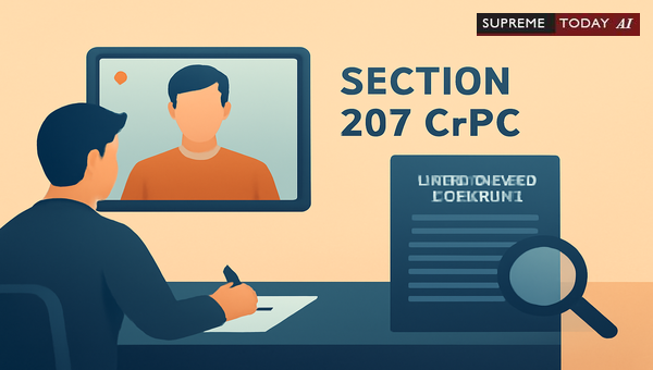 Can Courts Rely on Undisclosed Videographed 164 Statements Under Section 207 CrPC?