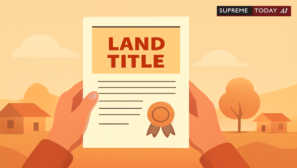 Do Village Revenue Documents Confer Legal Property Title Rights Under Indian Law?